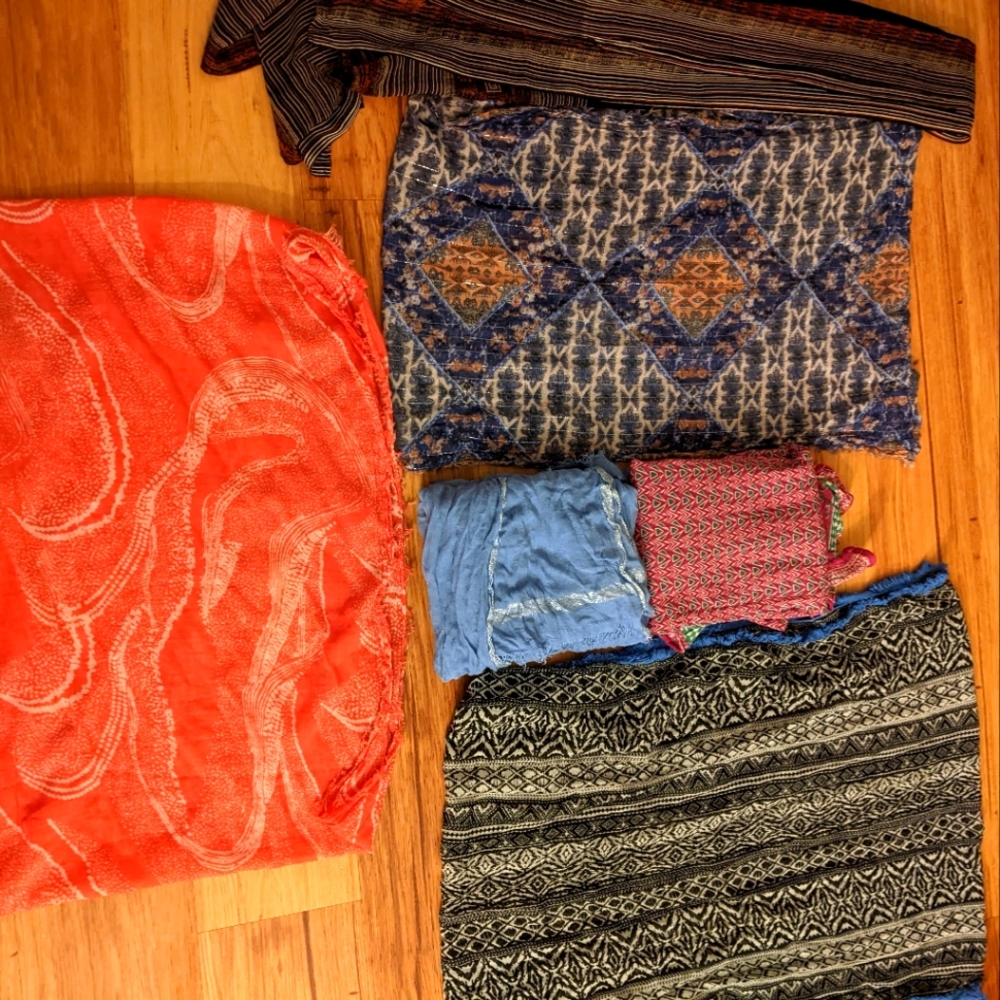 6 scarf bundle